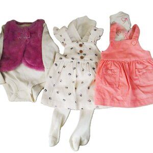 Carter's- Lot 6pcs., baby girl for 3 m - NWT